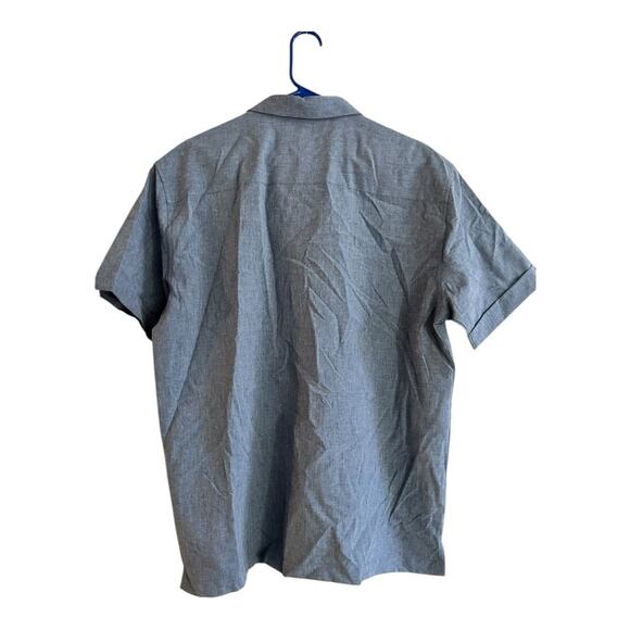 Cubavera GEO EMBROIDERED PANEL SHIRT Large - Picture 4 of 7